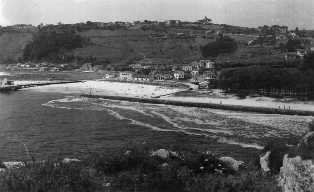 La Ribera y el pinar — foto antigua de Suances