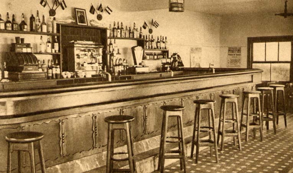 Club Vistamar el Bar Americano — foto antigua de Suances