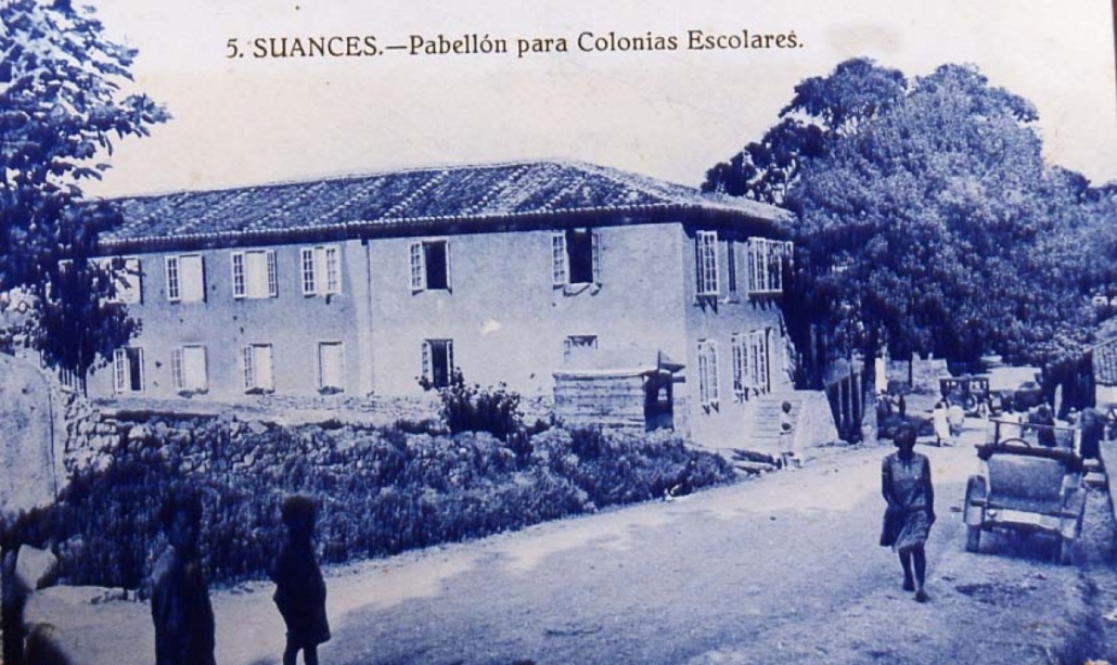 Colonias Escolares — foto antigua de Suances