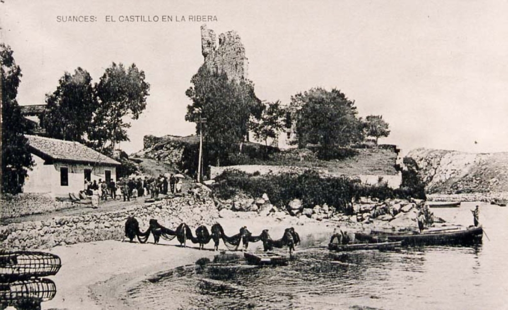El Castillo en la Ribera — foto antigua de Suances