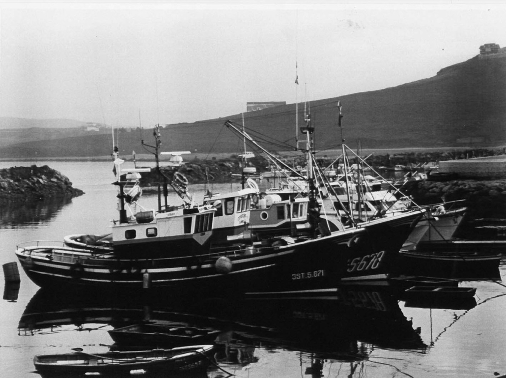 El Puerto Hacia la Cuba de Abajo — foto antigua de Suances