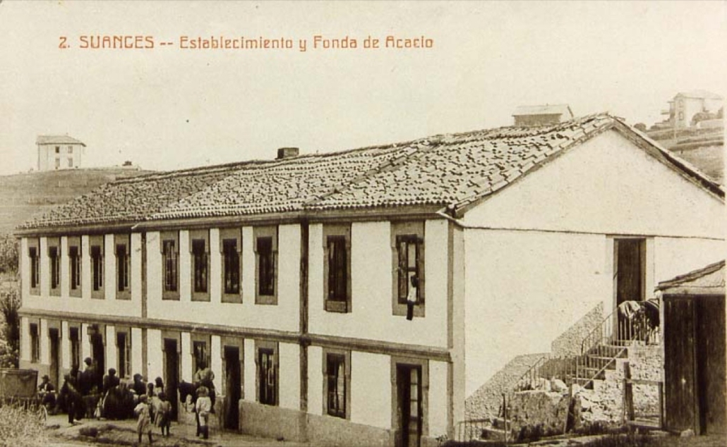 Fonda de Acacio — foto antigua de Suances