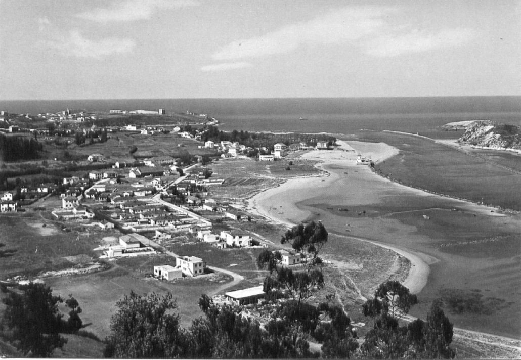 Vista sobre la ría de San Martín — foto antigua de Suances