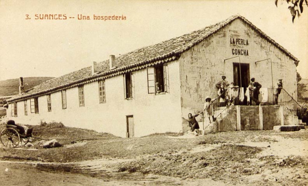 Hospedería la Concha — foto antigua de Suances