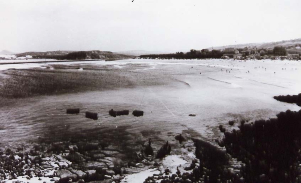 La Playa — foto antigua de Suances