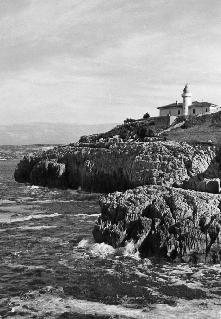 El faro de Suances — foto antigua de Suances