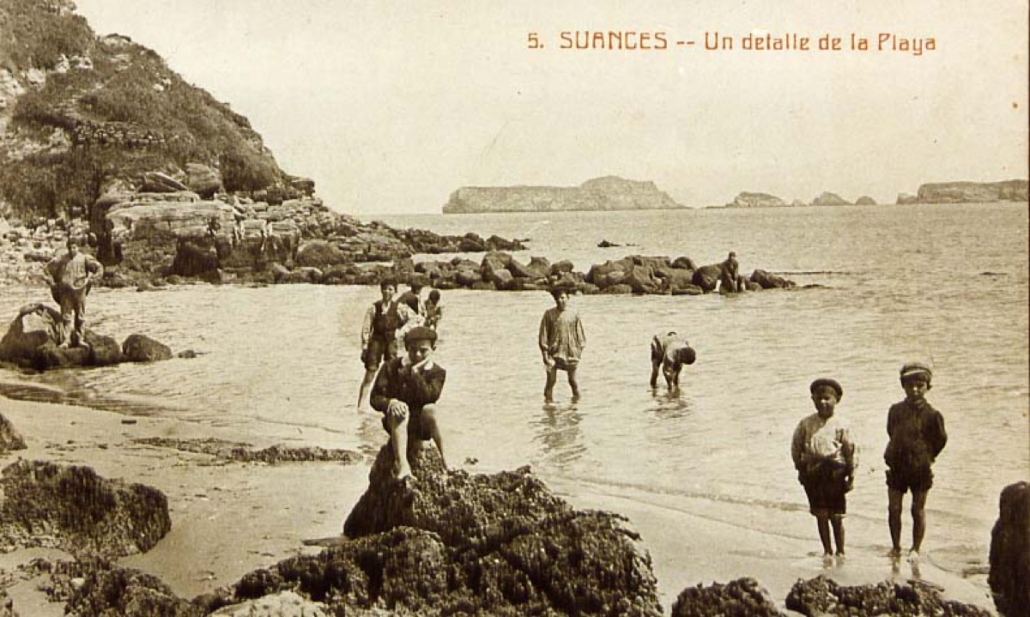 La Playa 10 — foto antigua de Suances