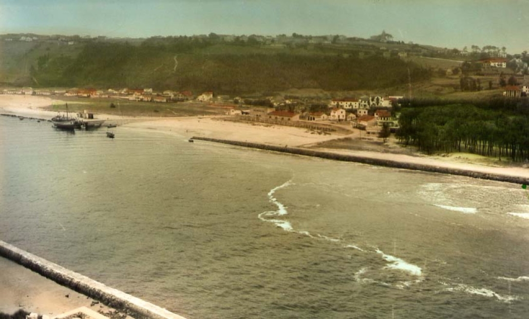 La Ribera Desde Cuchía — foto antigua de Suances
