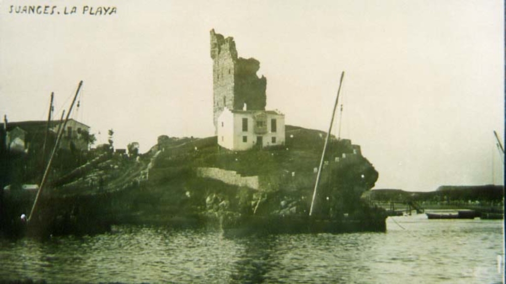 La Ribera el Castillo los Barcos — foto antigua de Suances