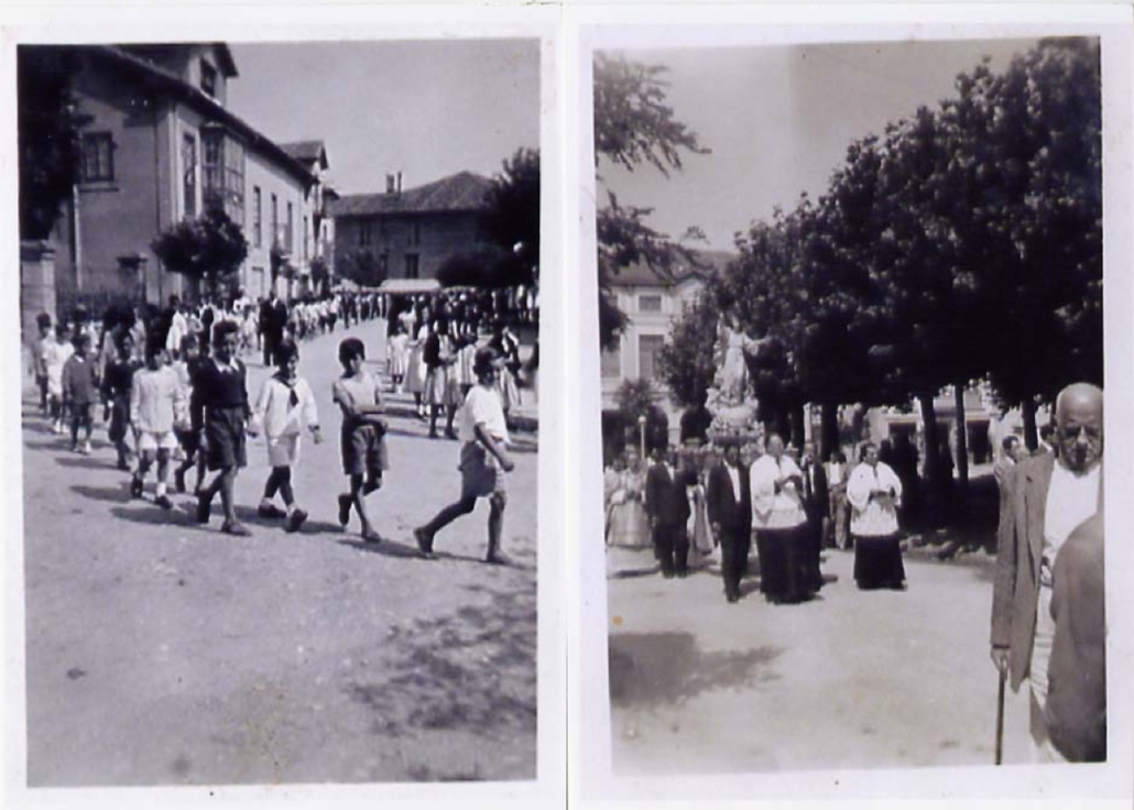Suances Años 50 Procesi‡N — foto antigua de Suances
