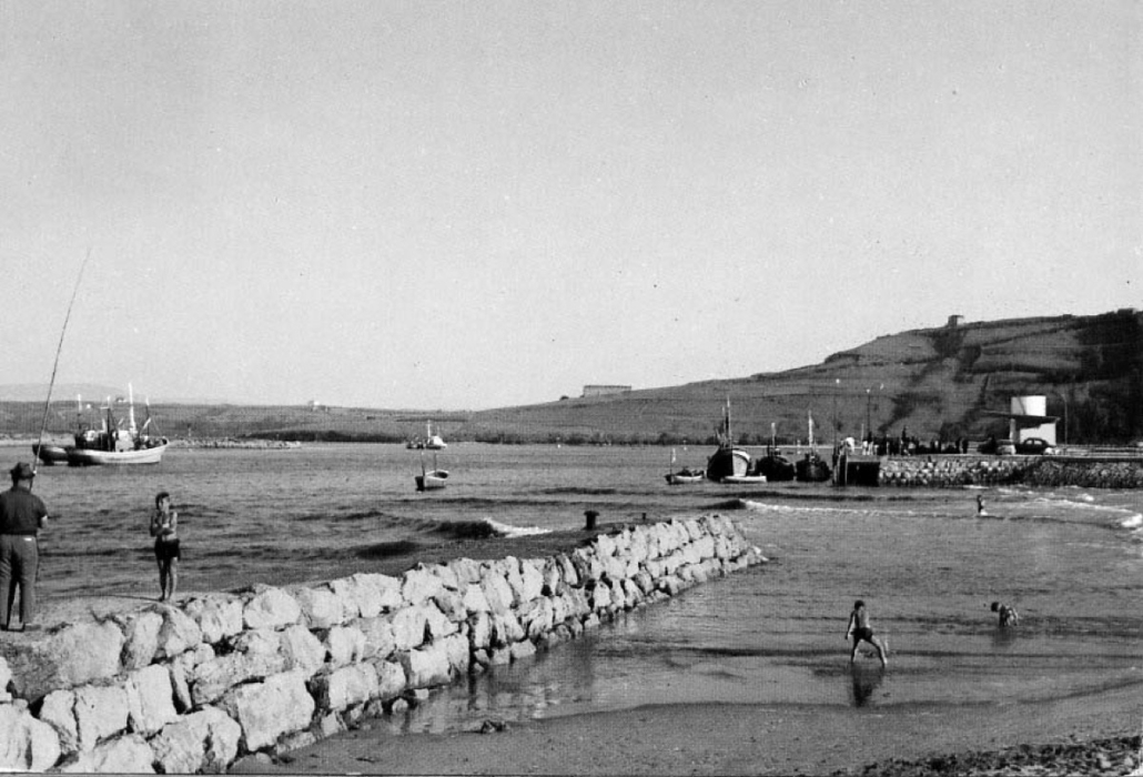 La Ribera-Ria y Puerto — foto antigua de Suances