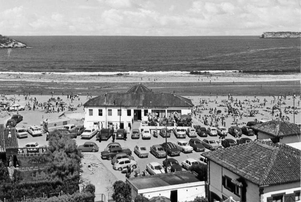 El Balneario — foto antigua de Suances
