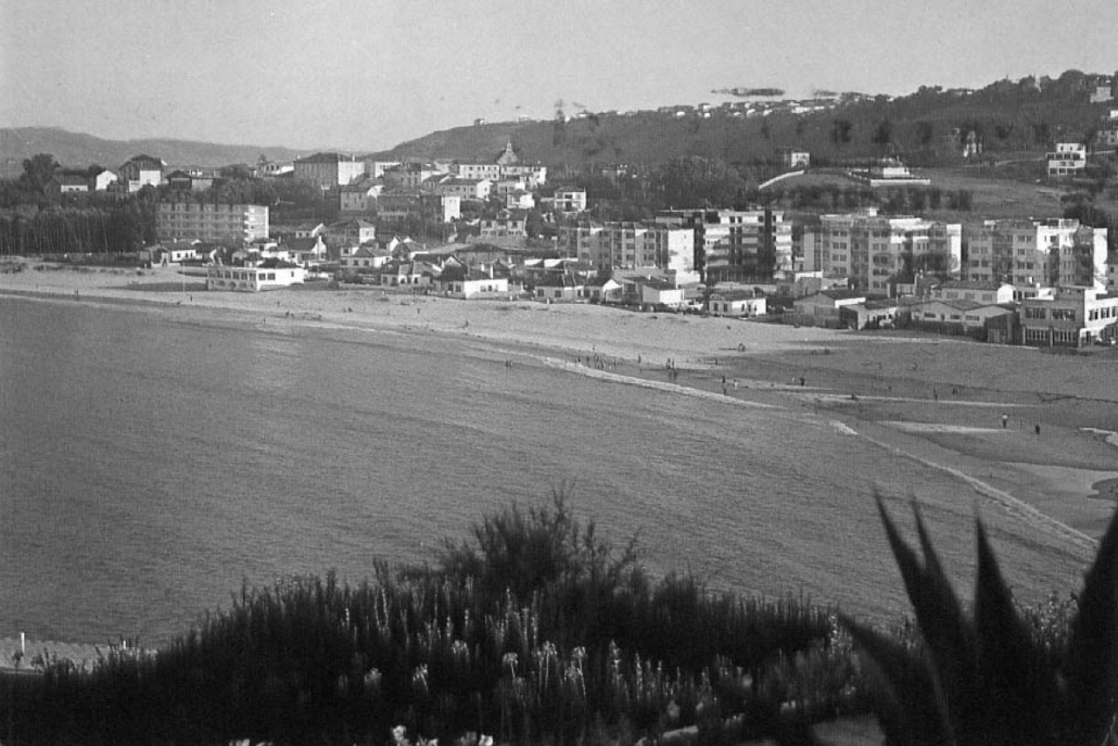 La Concha - Vista Desde la Carretera del Faro — foto antigua de Suances