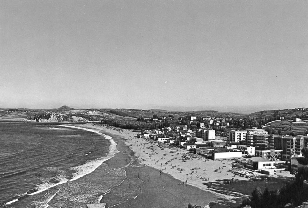 Suances-Vista de la Playa y Cuchia — foto antigua de Suances