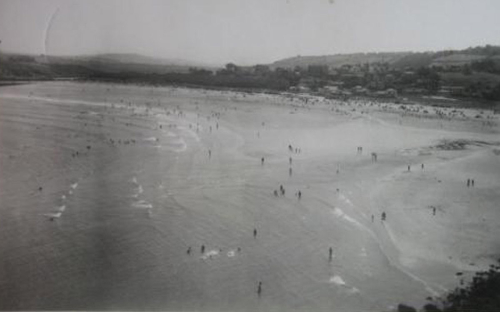 La Concha con Marea Alta. — foto antigua de Suances