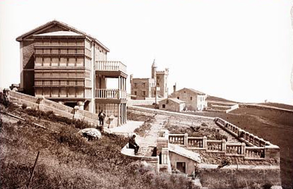 Vista de Casas — foto antigua de Suances