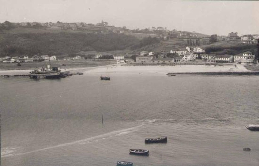 La Concha — foto antigua de Suances