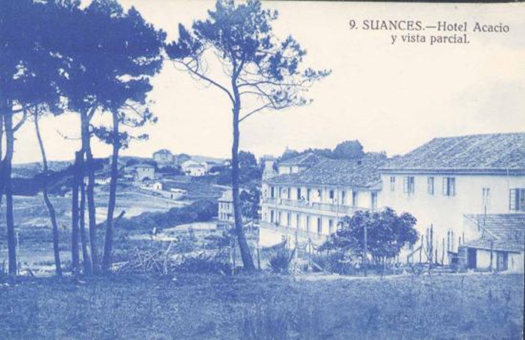 Hotel Acacio — foto antigua de Suances
