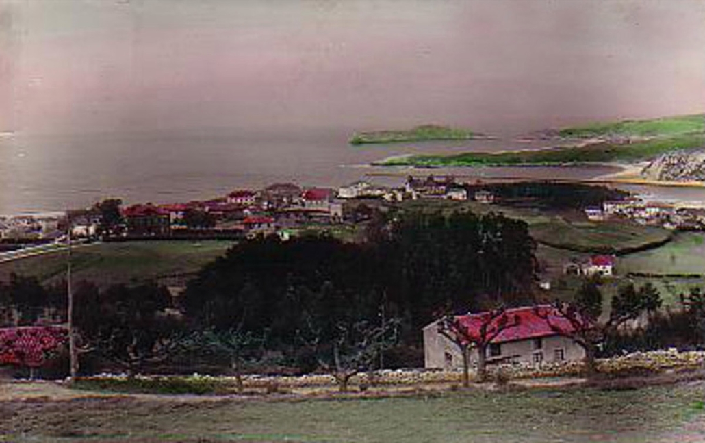 Suances Vista Hacia la Ria San Martín. — foto antigua de Suances